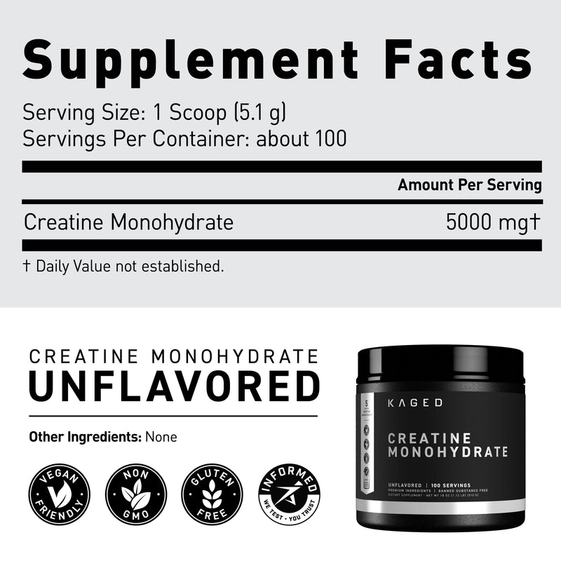 Kaged Muscle Creatine Monohydrate
