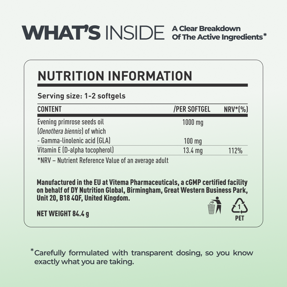 Dorian Yates DY LIFE Evening Primrose Oil