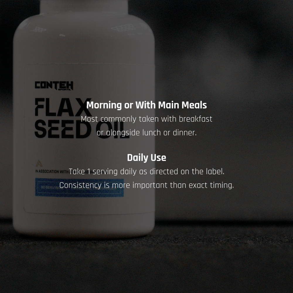 Conteh Sports Flax Seed Oil