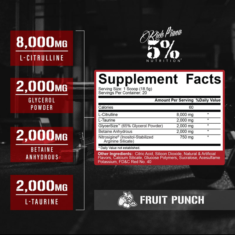 5% Nutrition Full AF Stim-Free Pump Pre-Workout