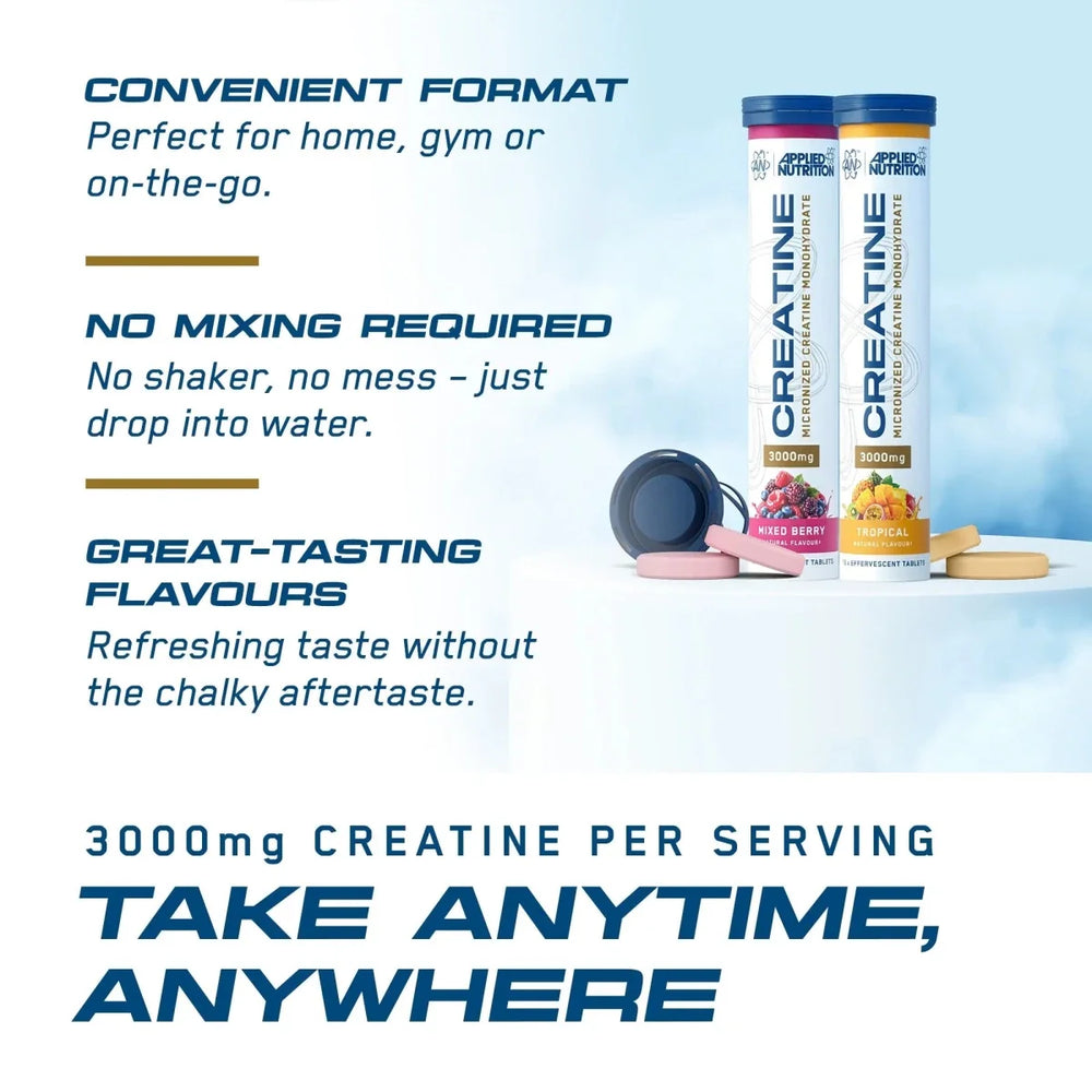 Applied Nutrition Creatine Monohydrate Effervescent Tablets