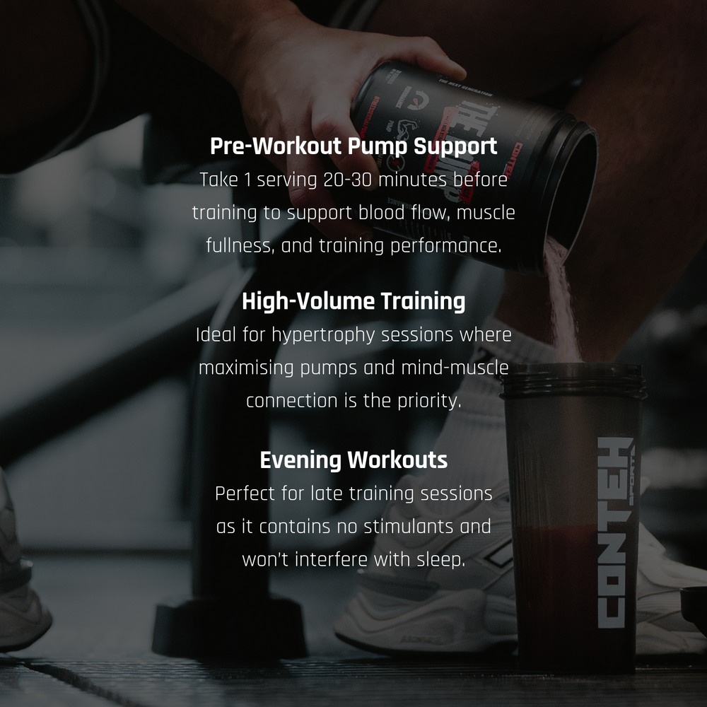 Conteh Sports The Pump Stim-Free Pre-Workout