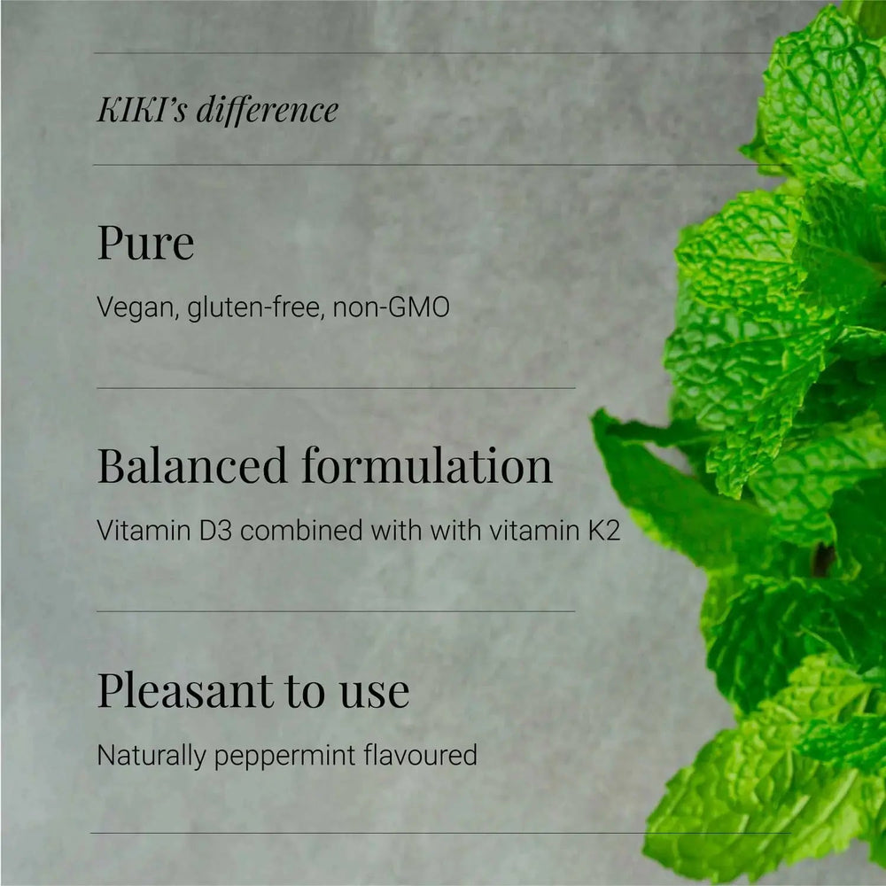 KIKI Health Vitamin D3 & K2 Oral Spray