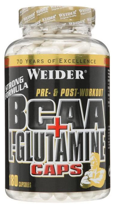 Weider BCAA + L-Glutamine Caps