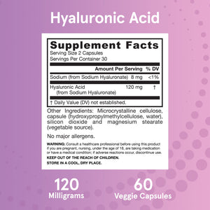 Jarrow Formulas Hyaluronic Acid