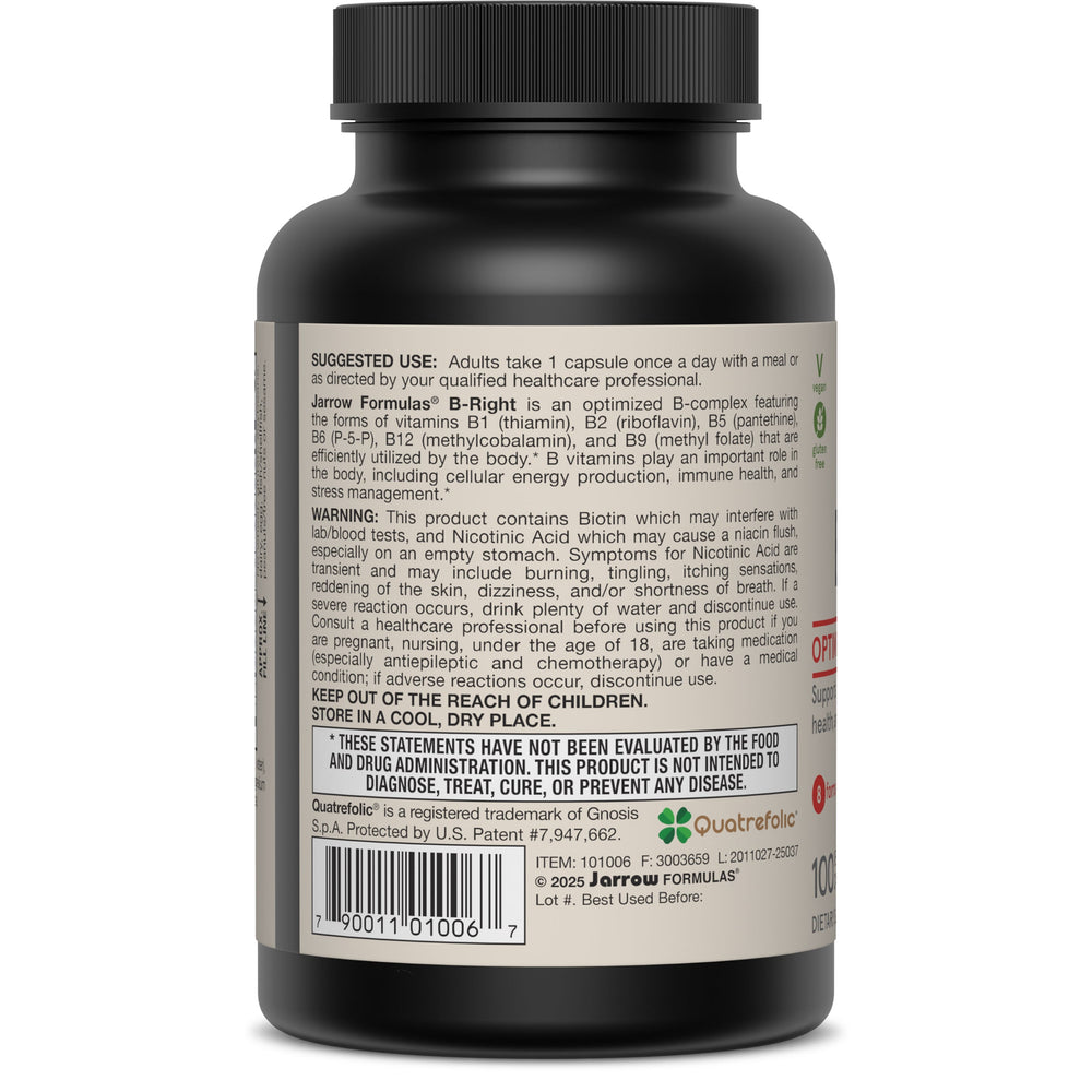 Jarrow Formulas B-Right Optimized B-Complex