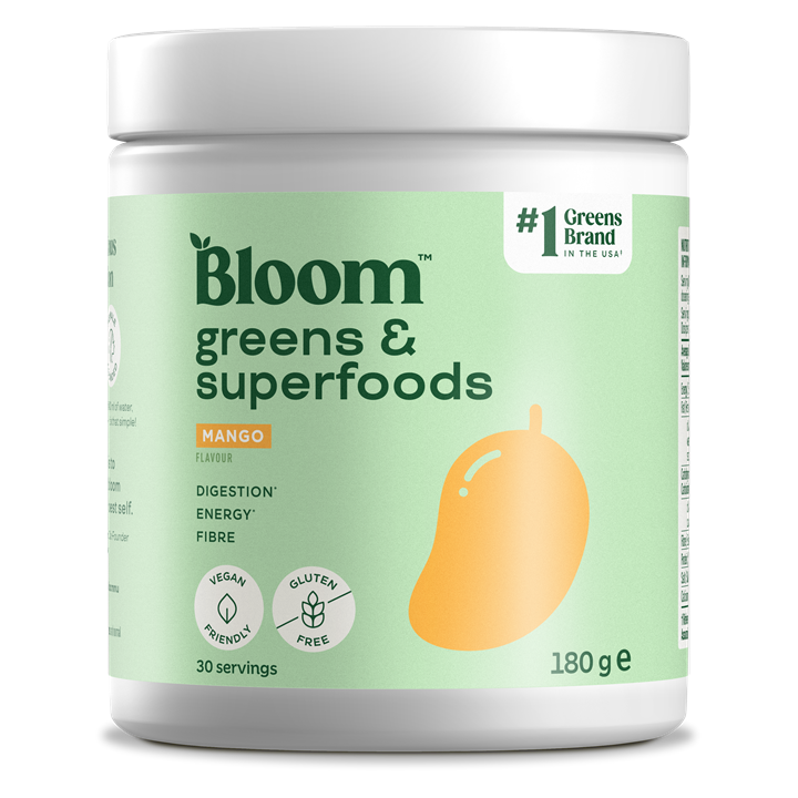 Bloom Greens & Superfoods Powder – 180g (30 Servings)
