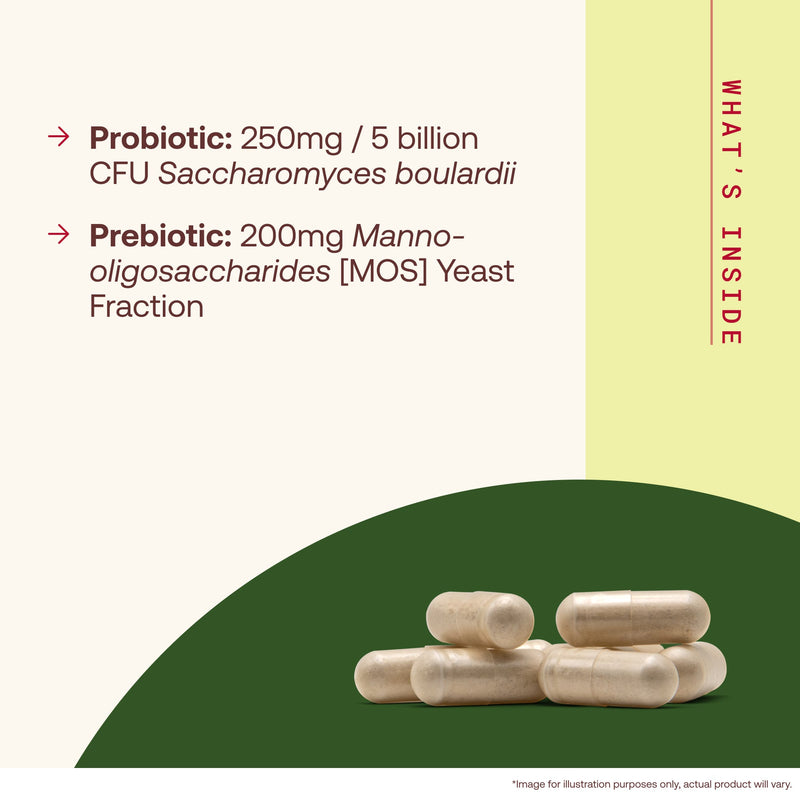 Jarrow Formulas Saccharomyces Boulardii + MOS