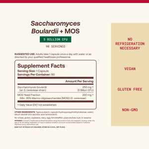 Jarrow Formulas Saccharomyces Boulardii + MOS