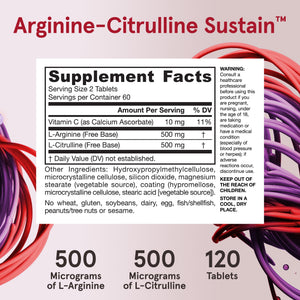 Jarrow Formulas Arginine-Citrulline Sustain