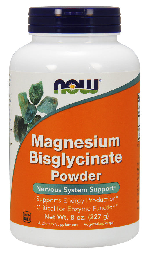 NOW Foods Magnesium Bisglycinate Powder