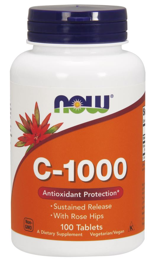 NOW Foods Vitamin C-1000 with Rose Hips