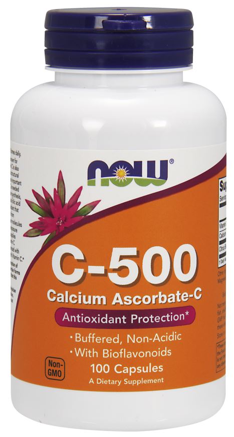 NOW Foods Vitamin C-500 Calcium Ascorbate-C