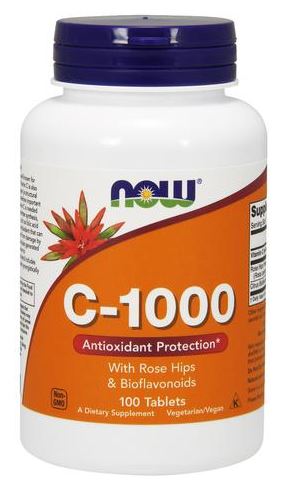 NOW Foods Vitamin C-1000 with Rose Hips & Bioflavonoids