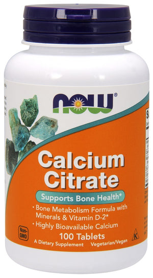NOW Foods Calcium Citrate with Minerals & Vitamin D-2