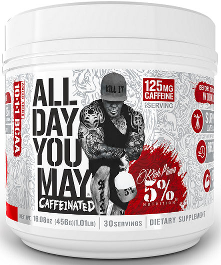 5% Nutrition AllDayYouMay Caffeinated
