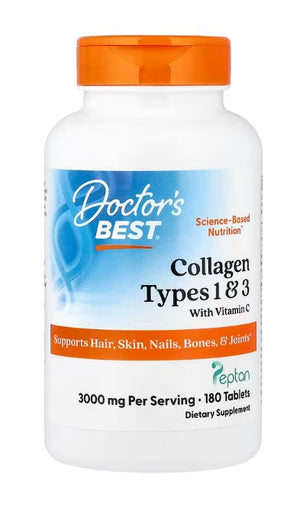 Doctor's Best Collagen Types 1 and 3 with Peptan and Vitamin C