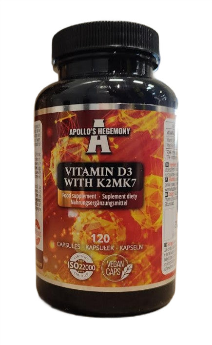 Apollo's Hegemony Vitamin D3 with K2 MK7