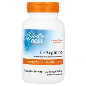 Doctor's Best L-Arginine - Sustained + Immediate Release
