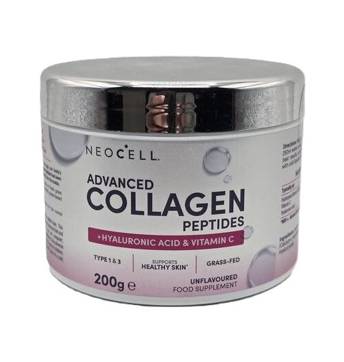 NeoCell Advanced Collagen Peptides with Vitamin C & Hyaluronic Acid