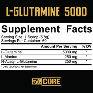 5% Nutrition L-Glutamine 5000