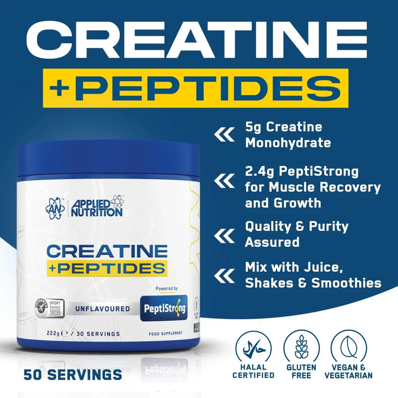 Applied Nutrition Creatine Monohydrate + Peptide